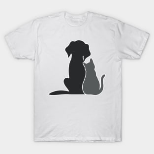 Cats and dogs T-Shirt